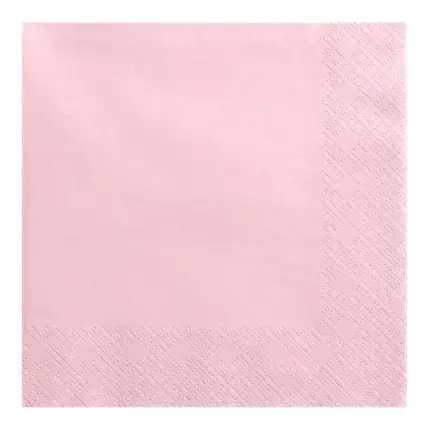 Lichtroze papieren handdoek (set van 20)