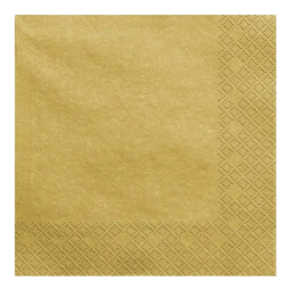 Gouden/Gouden papieren handdoek (Set van 20)