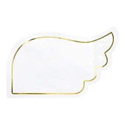 Vleugelvormig papieren servet (Set van 20)