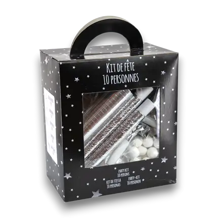 Silver Cotillion Kit 10 personen