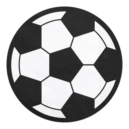Papieren Handdoek Voetbal (Set van 20)