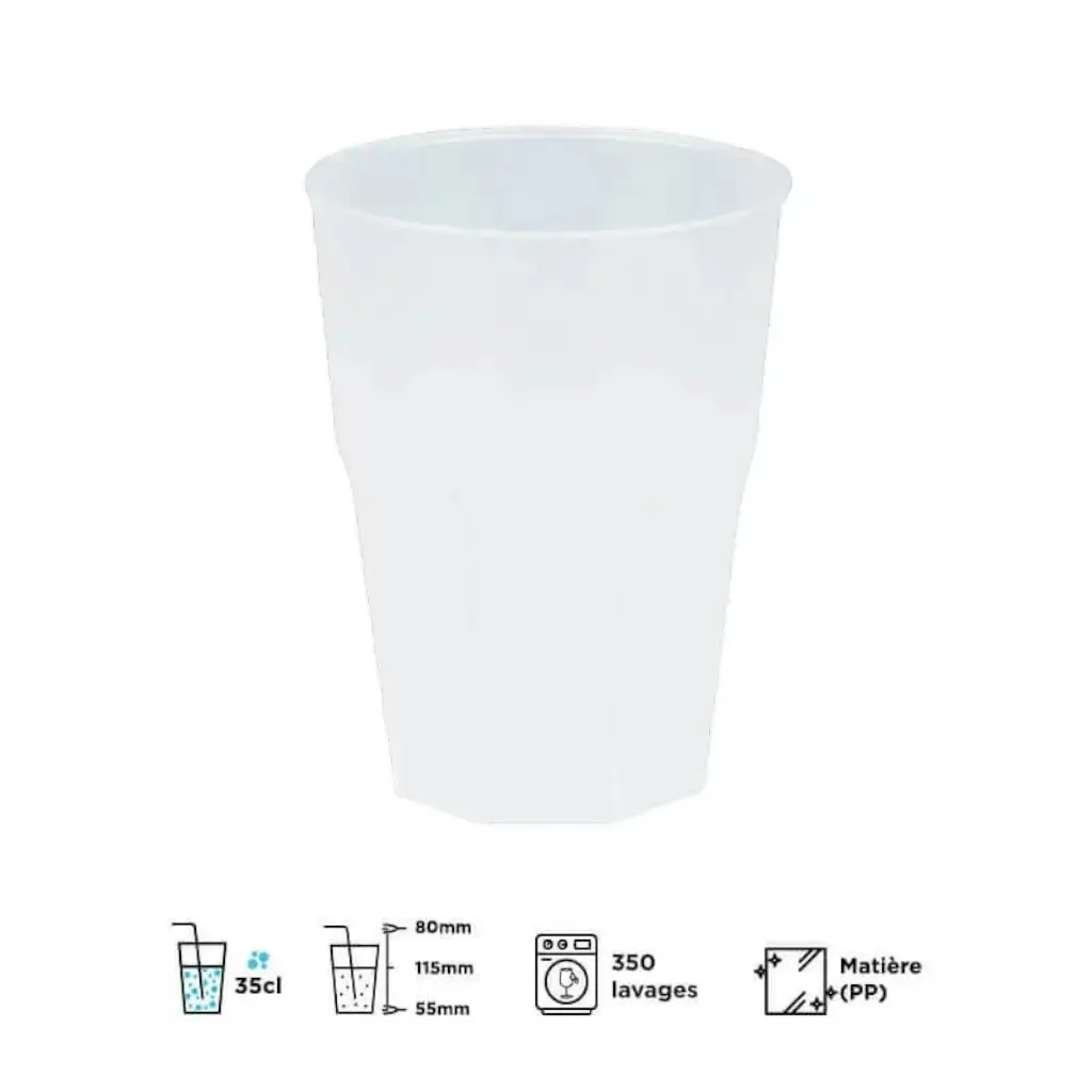 Cocktailglas 35cl Frosted Effect (Set van 20)