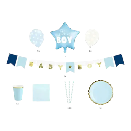 It's a Boy decoratie kit