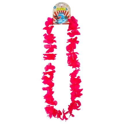 Hawaiian Roze Bloem Ketting