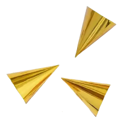 Feesthoed goud (set van 6)