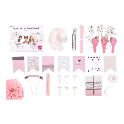 Verjaardagsdecoratie kit Sweet thema