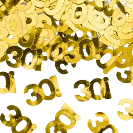 Tafelconfetti 30 jaar (15gr)