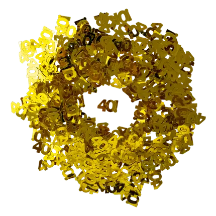 Tafelconfetti 40 jaar (15gr)