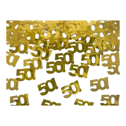 Tafelconfetti 50 jaar (15gr)