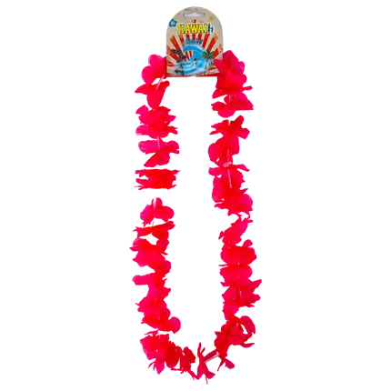Hawaiian Roze Bloem Ketting