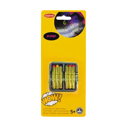 Doos van 6 fluorescerende vette potloden