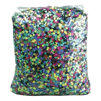 1 kg zak veelkleurige confetti