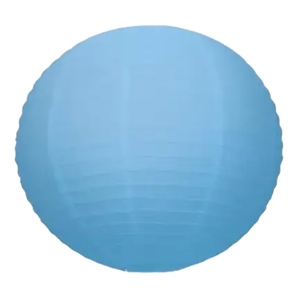 Japanse lantaarn lichtblauw 35cm