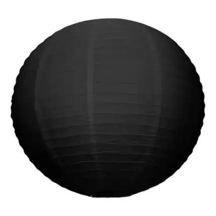Japanse lantaarn zwart 35cm