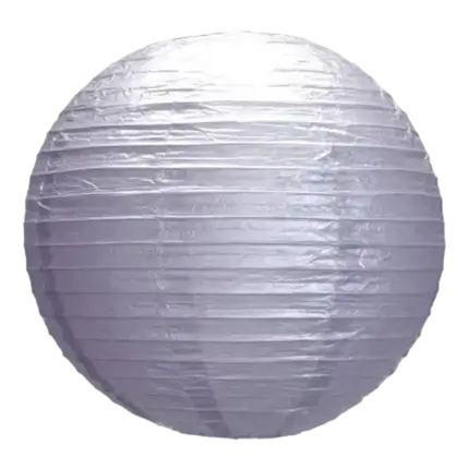 Japanse Lantaarn Zilver 35cm