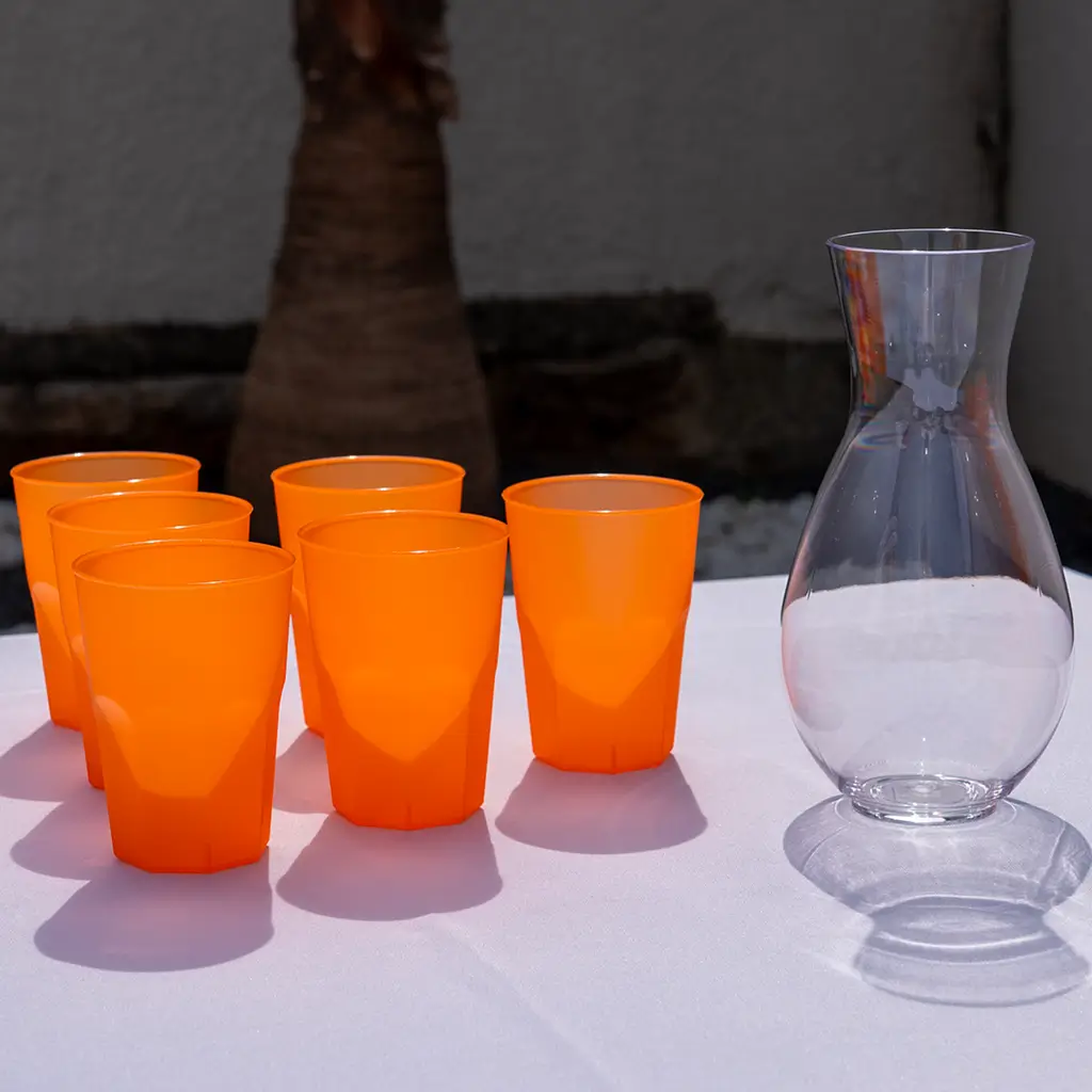 Oranje cocktailglas 35cl (Set van 20)