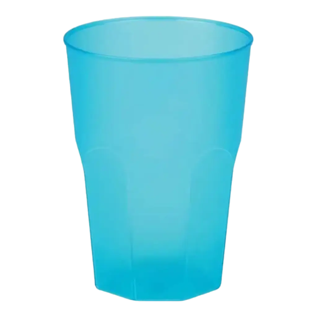 Turquoise blauw cocktailglas 35cl (Set van 20)