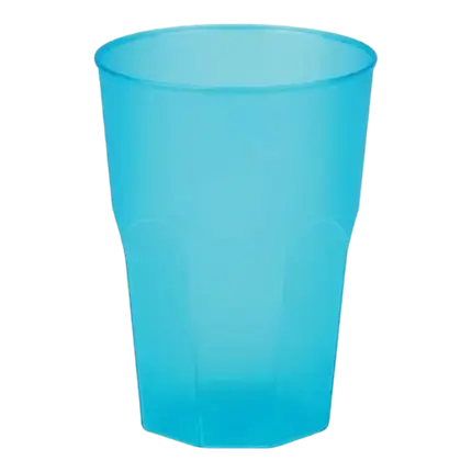 Turquoise blauw cocktailglas 35cl (Set van 20)