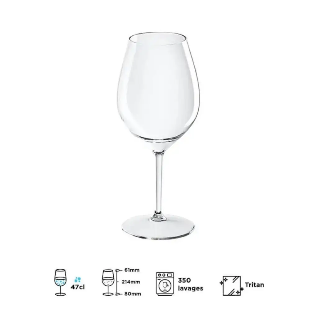 REDONE transparant wijnglas 51cl (Tritan)