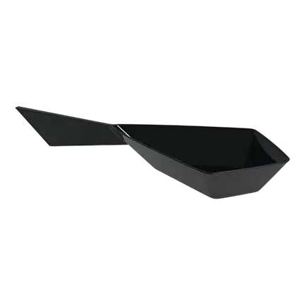 Zwarte plastic Diamond-pot - Set van 30