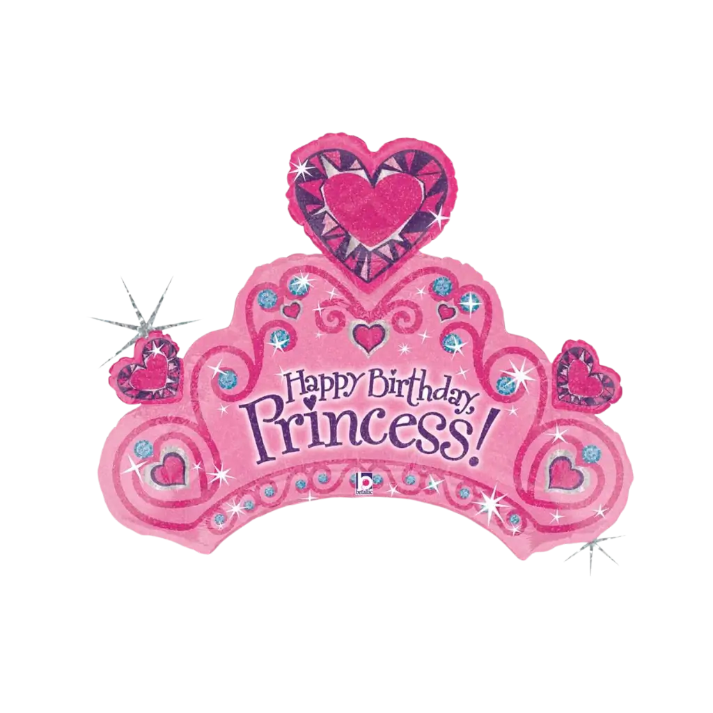 Gelukkige Verjaardag Prinses Ballonkrans 86cm