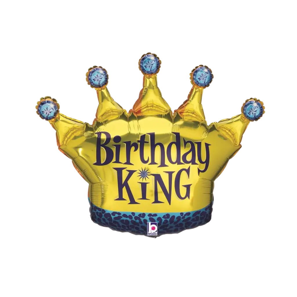Verjaardag Koning ballon kroonvorm 91cm