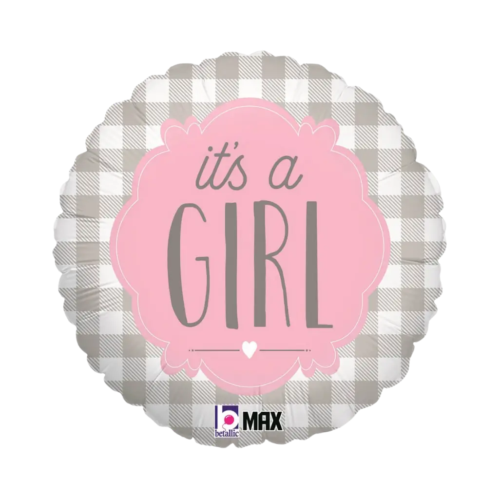 Plaid ballon "It's a Girl" ø45cm