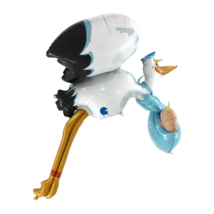 3D ooievaar ballon Het is een jongen 157cm