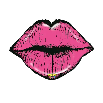 Lipgloss Ballon Roze 76cm