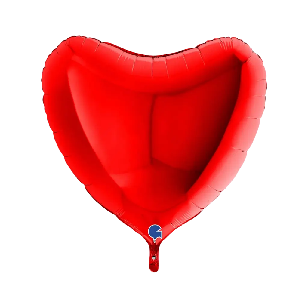 Reuze rode hart ballon 91cm