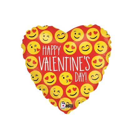 Gelukkige Valentijnsdag ballon 45cm