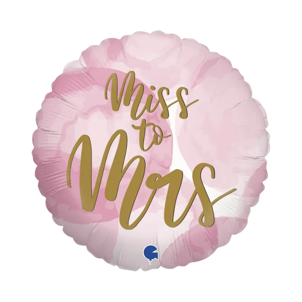 Bride to Be Gouden Ballon Roze Effect ø45cm