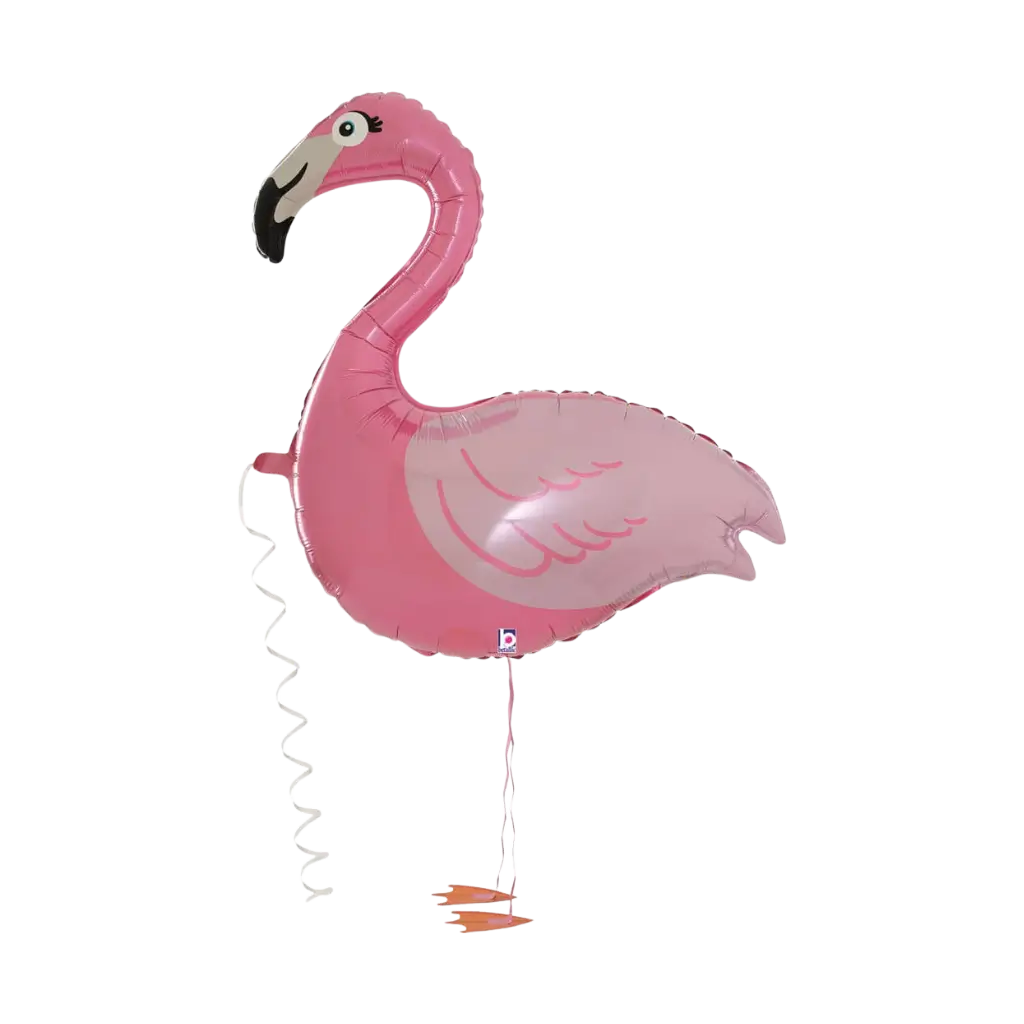 Reuze roze flamingo ballon 99cm
