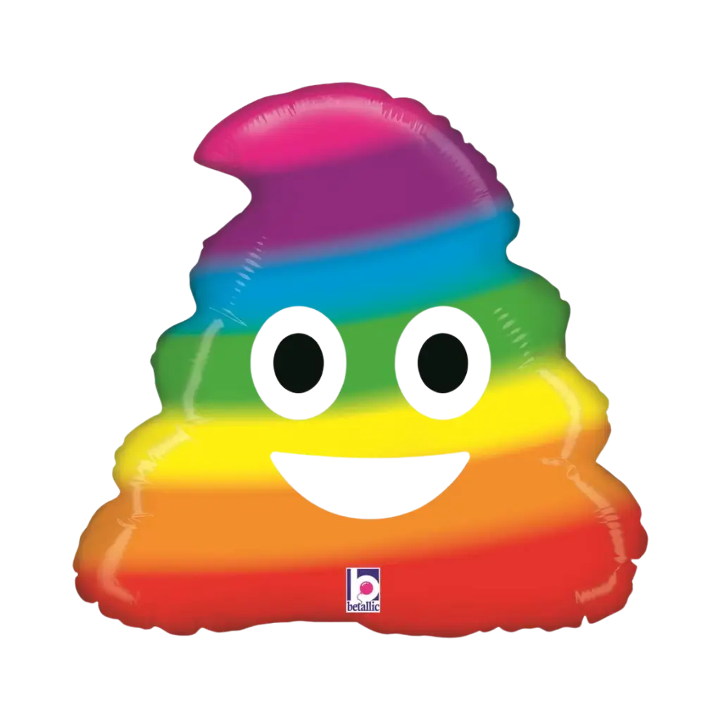 Regenboog Emoji Bal ø51cm