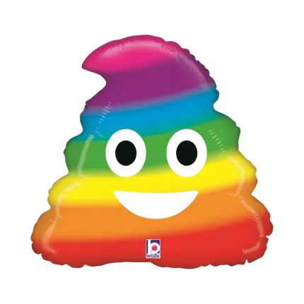 Regenboog Emoji Bal ø51cm