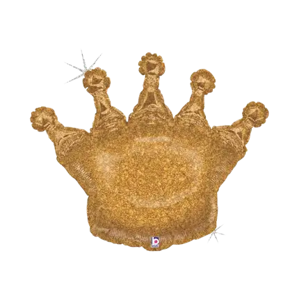 Helium ballon gouden kroon 91cm