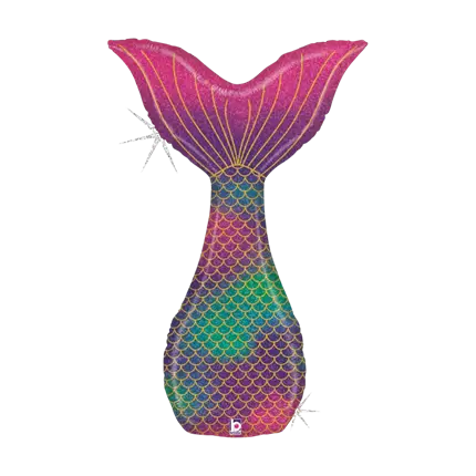 Zeemeerminstaart ballon 117cm