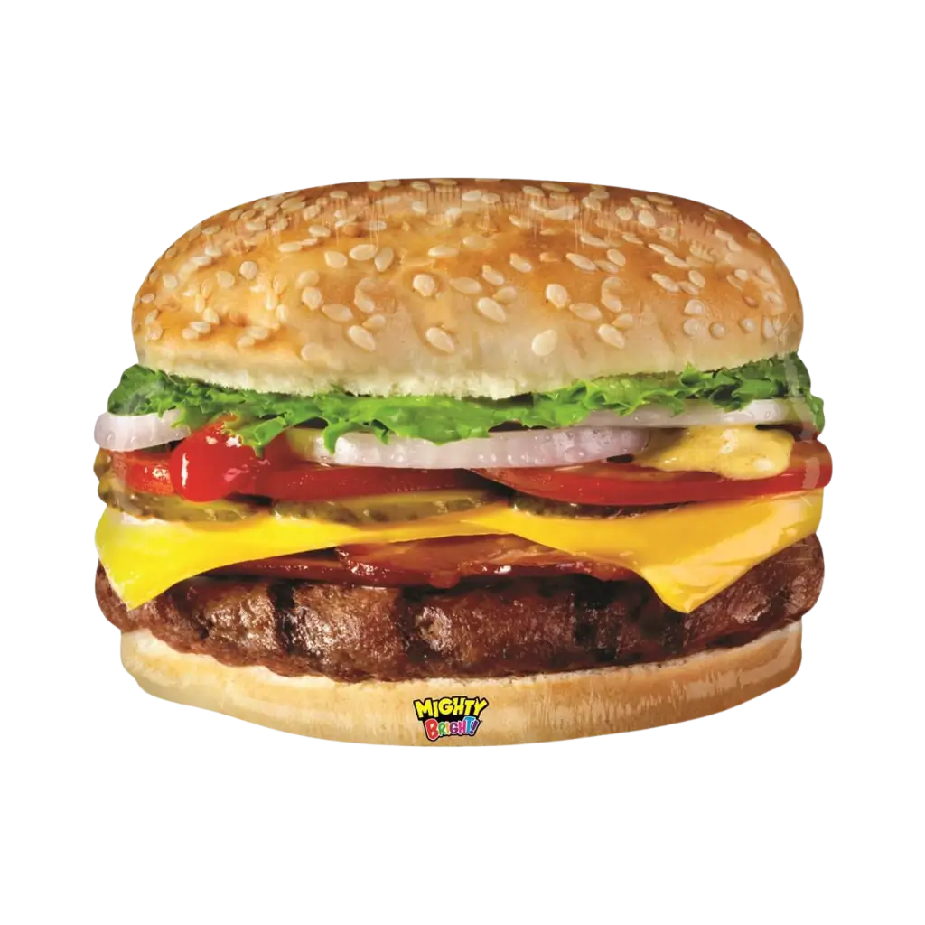 Cheeseburger Heliumballon 79cm