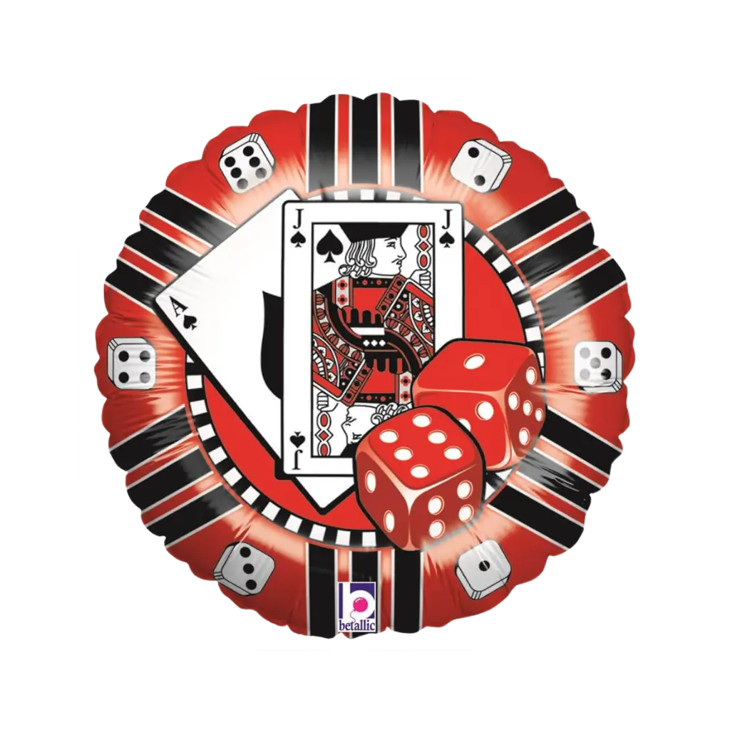 Casino ballon ø45cm