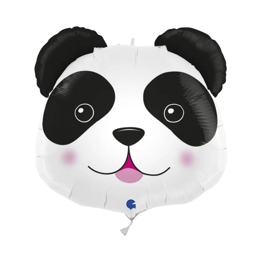 Panda hoofd ballon 74cm