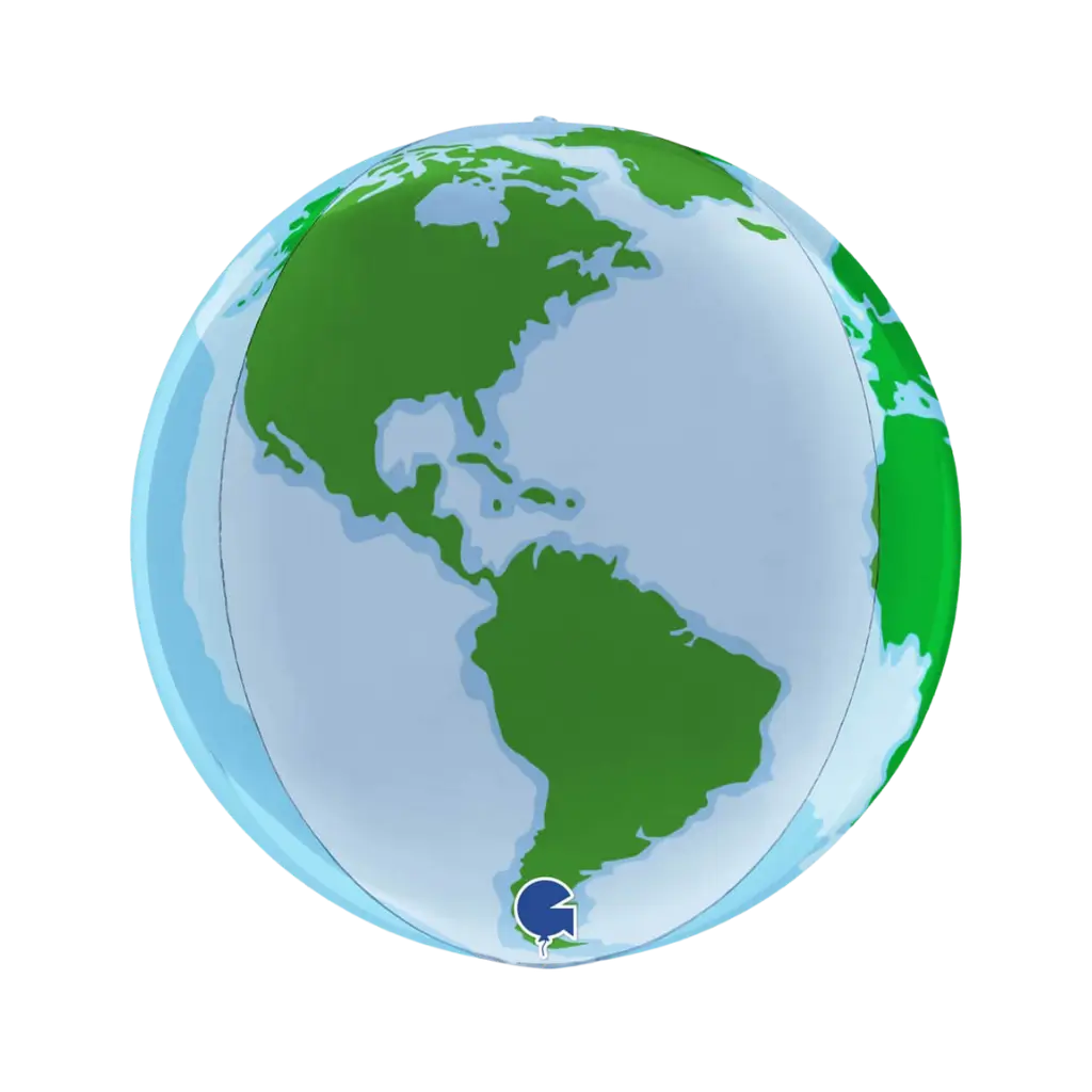 4D Planeet Aarde ballon ø38cm