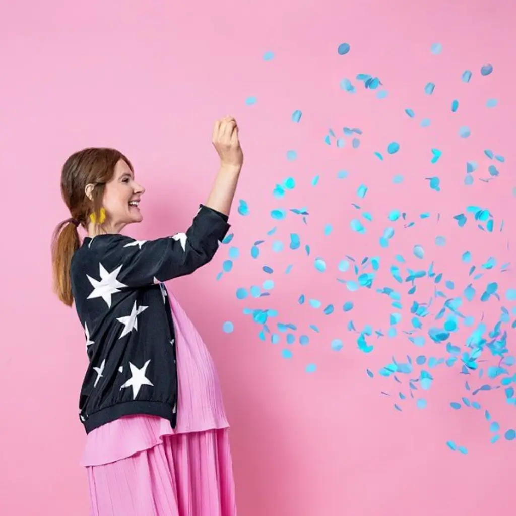Gender Reveal Jongen confetti ballon
