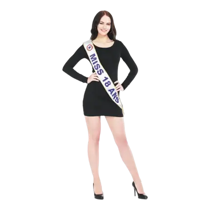 Miss 18 jaar verjaardagssjaal