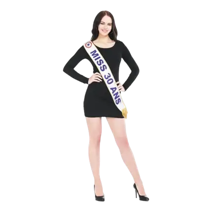 Miss 30 jaar verjaardagssjaal