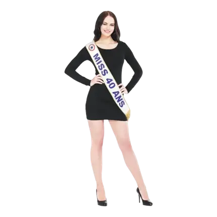 Miss 40 jaar verjaardagssjaal