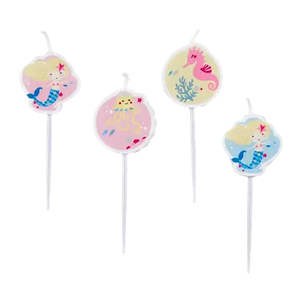 Wees een zeemeermin minikaars (set van 4)
