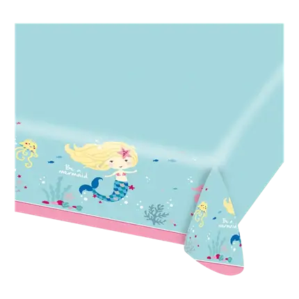 Papieren tafelkleed Zeemeermin Wees een Zeemeermin 115x175cm