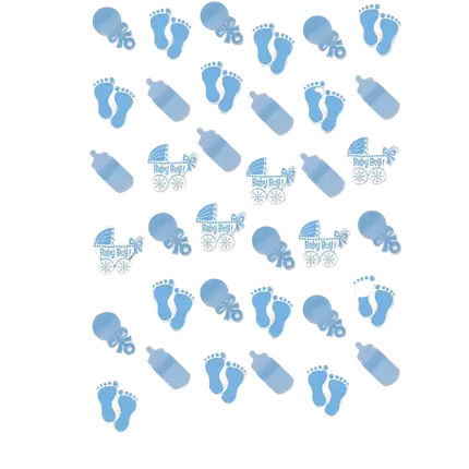 Slingerdecoratie Baby Shower Boy (Set van 6)