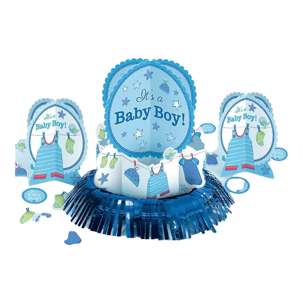 Baby Shower Boy tafeldecoratie kit (23 stuks)