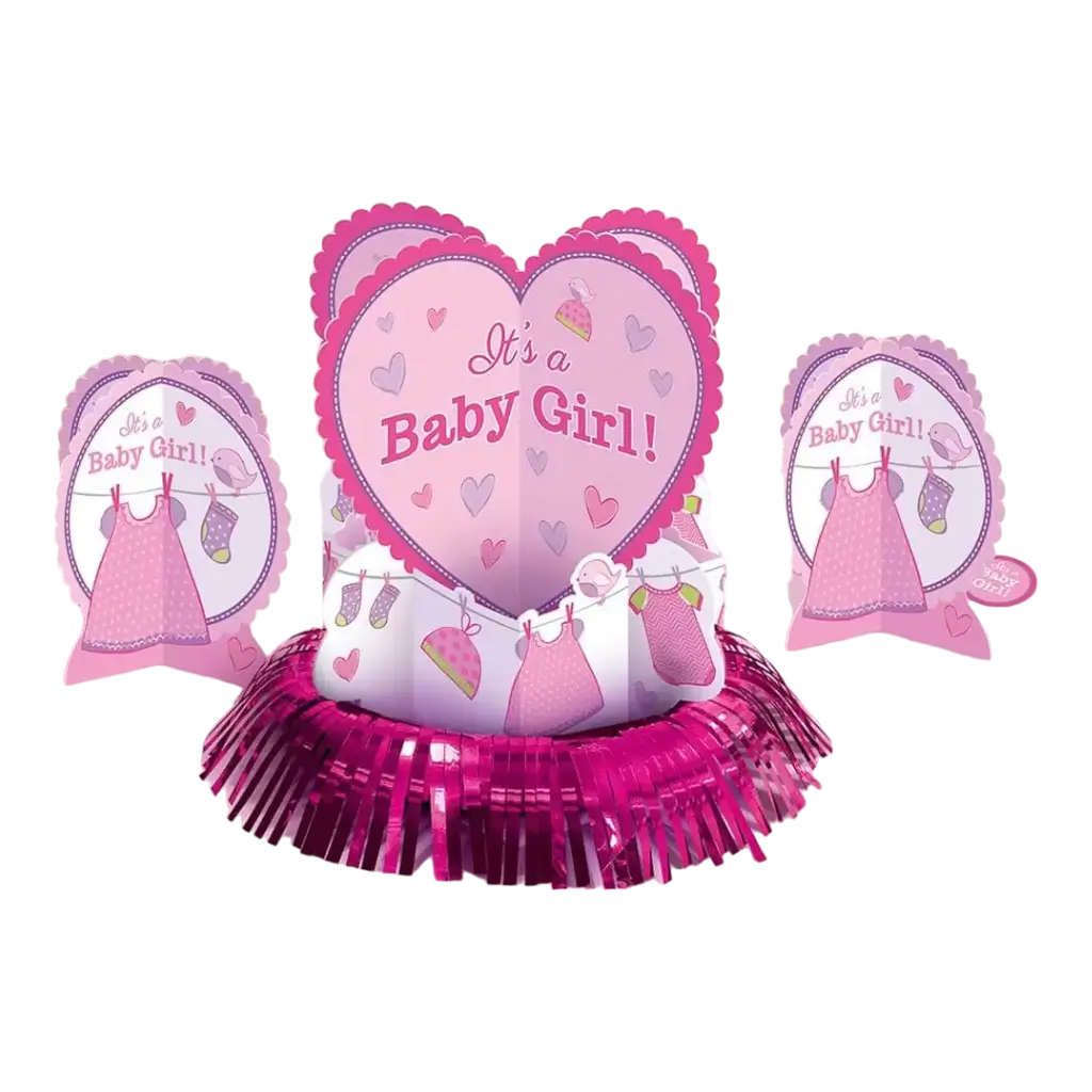 Baby Shower Girl tafeldecoratie kit (23 stuks)
